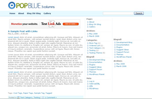 Pop Blue Theme